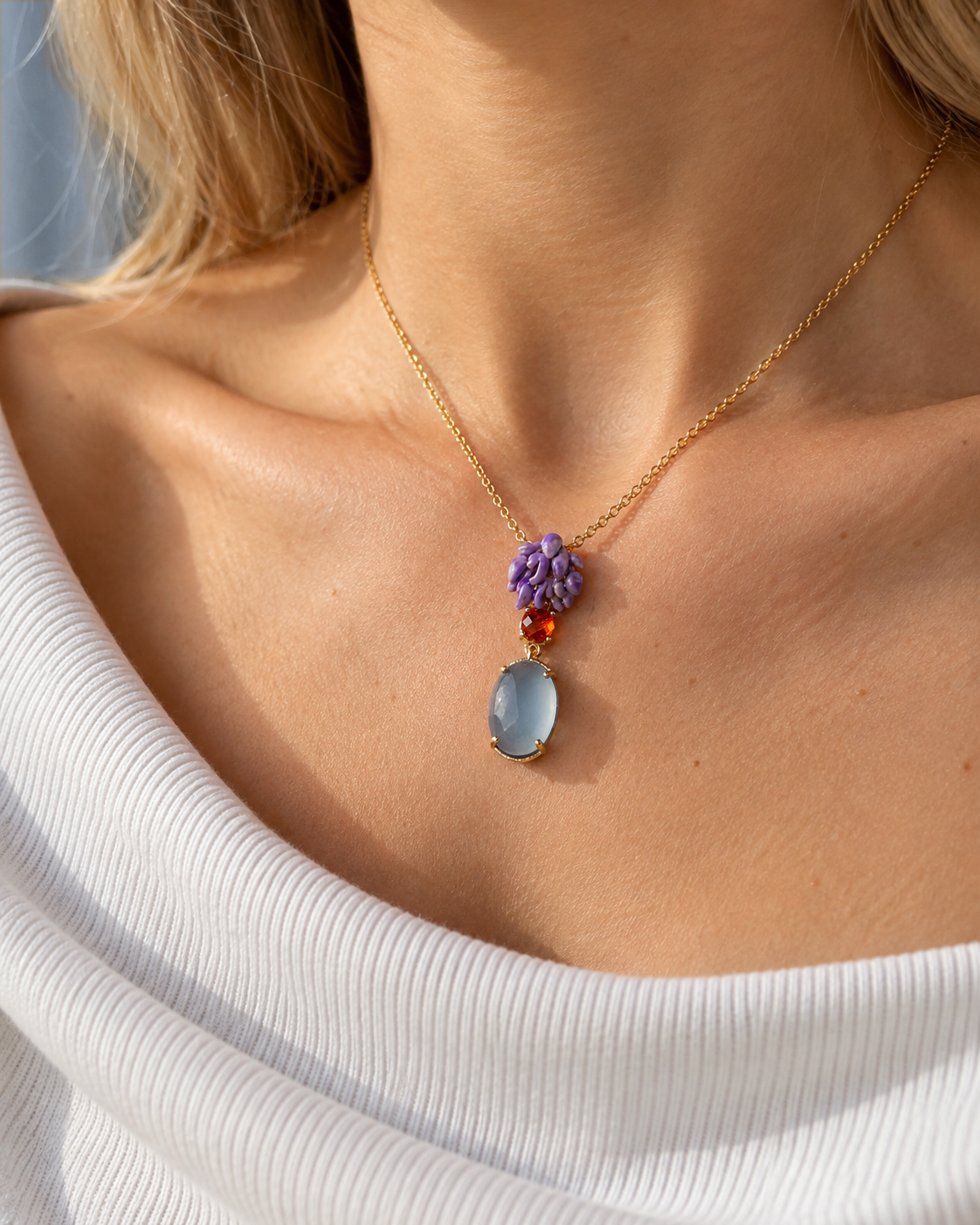 Collana Glicine Gemma