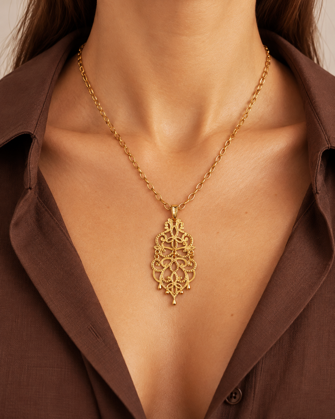 Collana con pendente Gitana