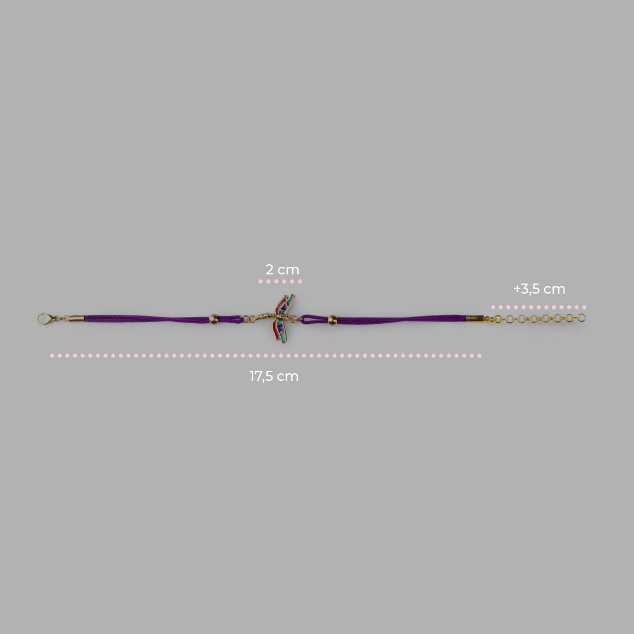 Bracciale Cordino Libellula