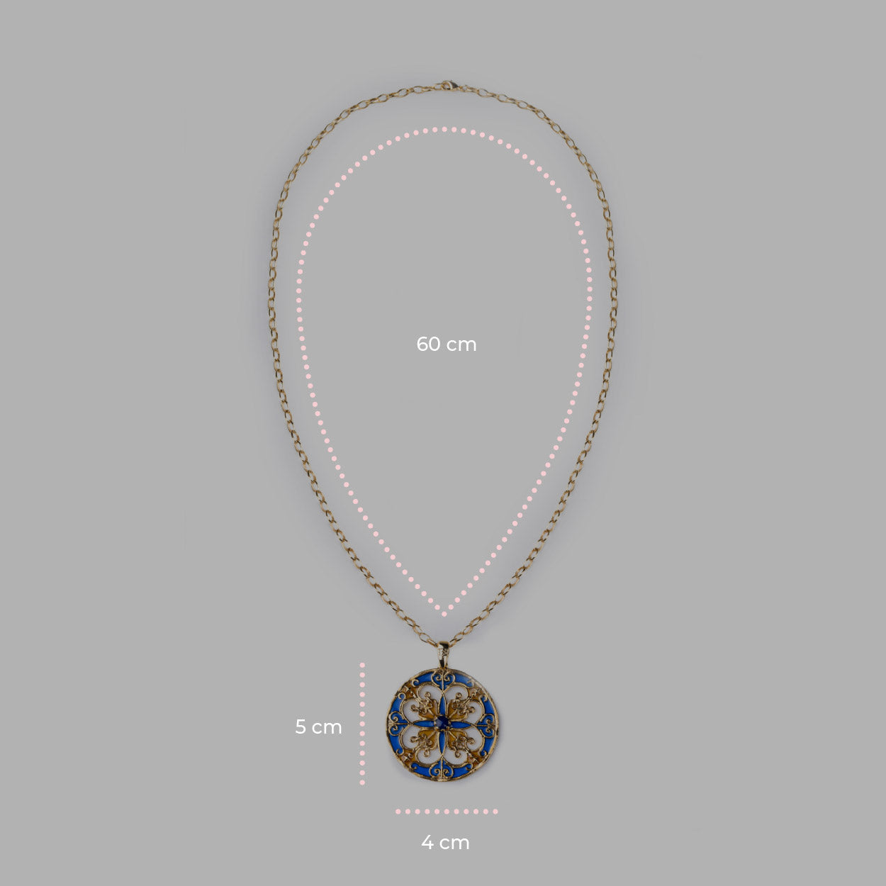 Pendente Rosone Blu