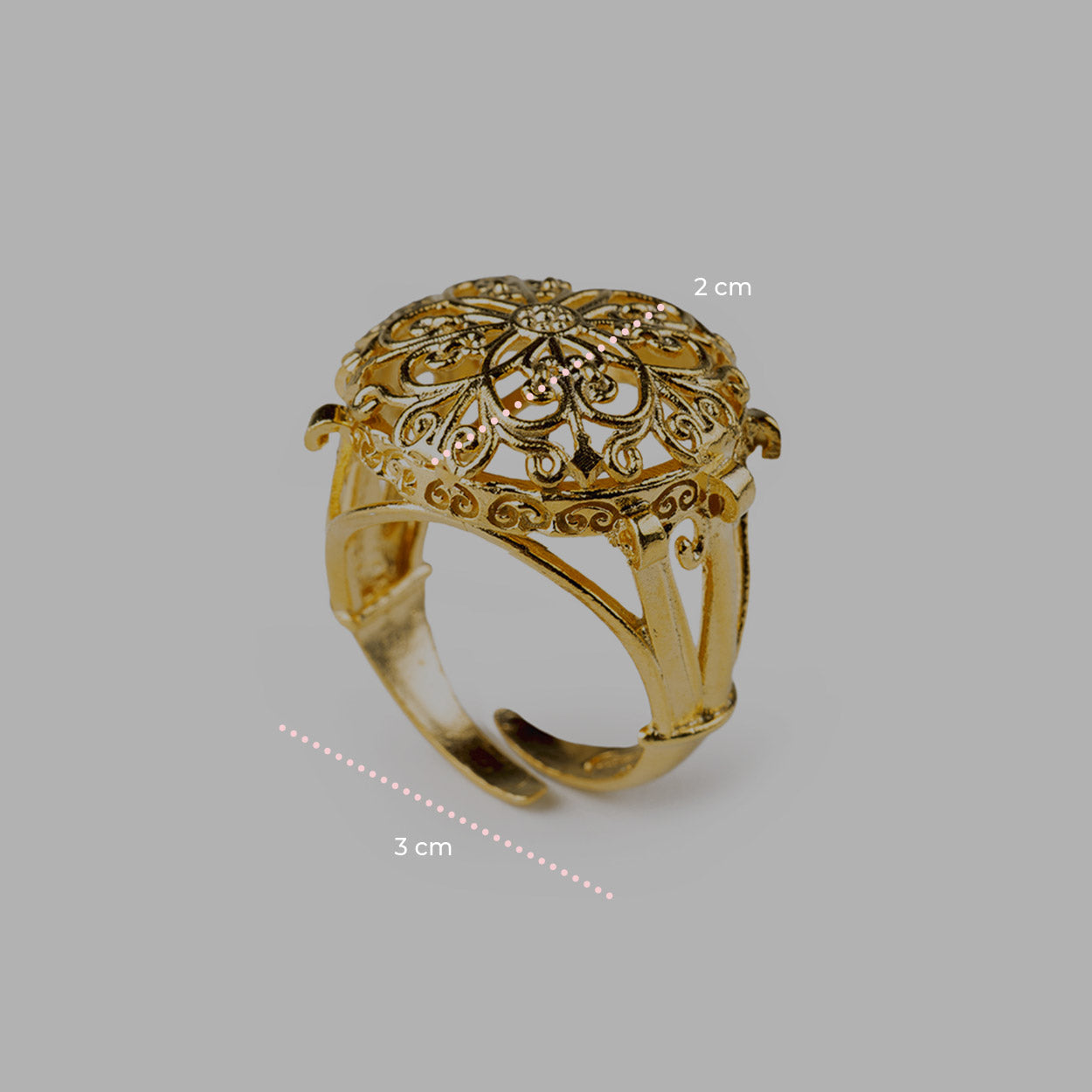 Anello Barocco Gold