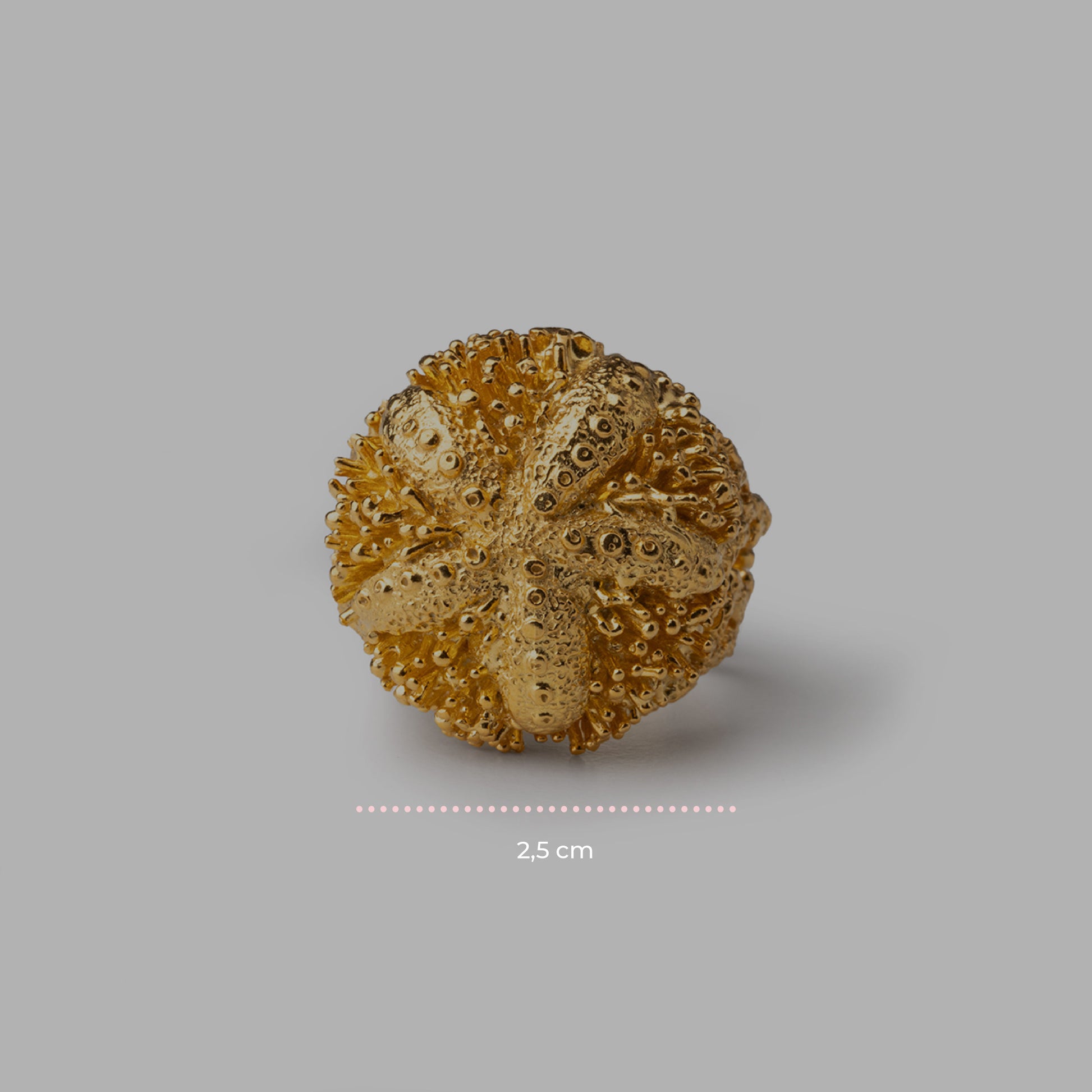 Anello Riccio Aculei Gold