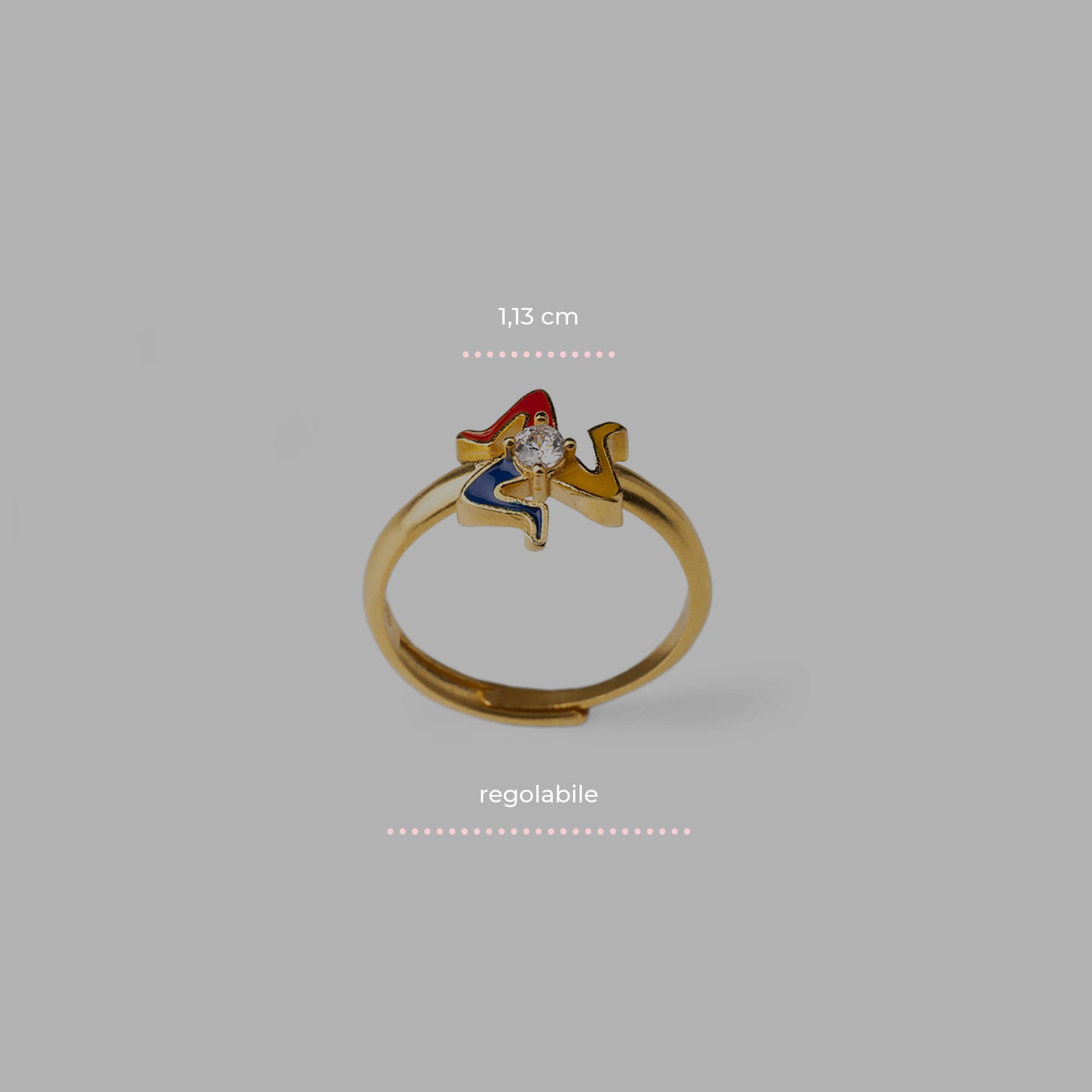 Anello Mini Trinacria Gemma