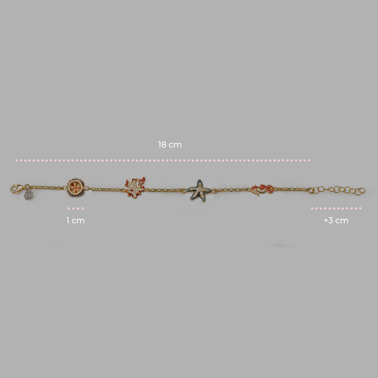 Bracciale Rolò 4 simboli Mare Lapilli