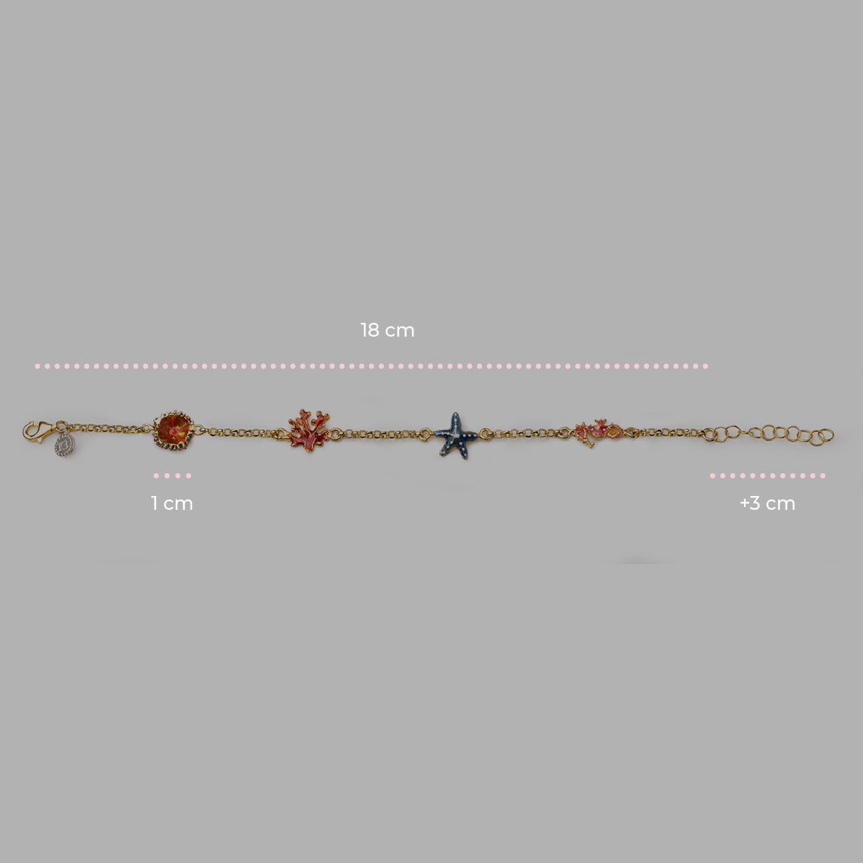 Bracciale Rolò 4 simboli Mare
