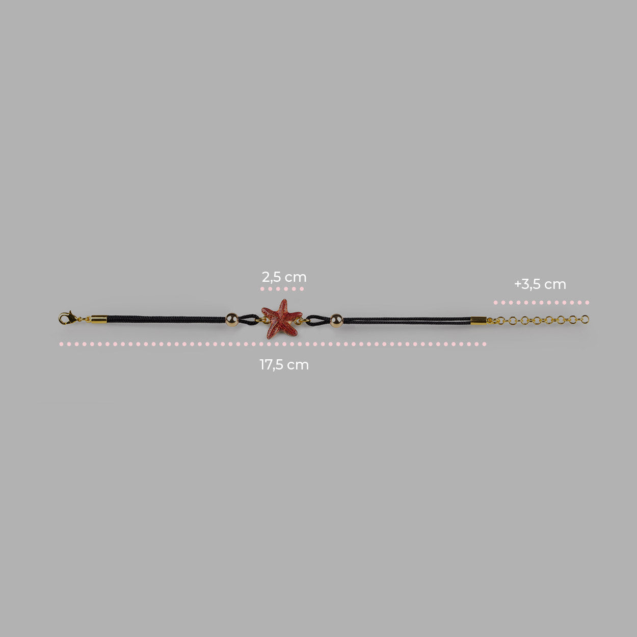 Armband Seestern Rot