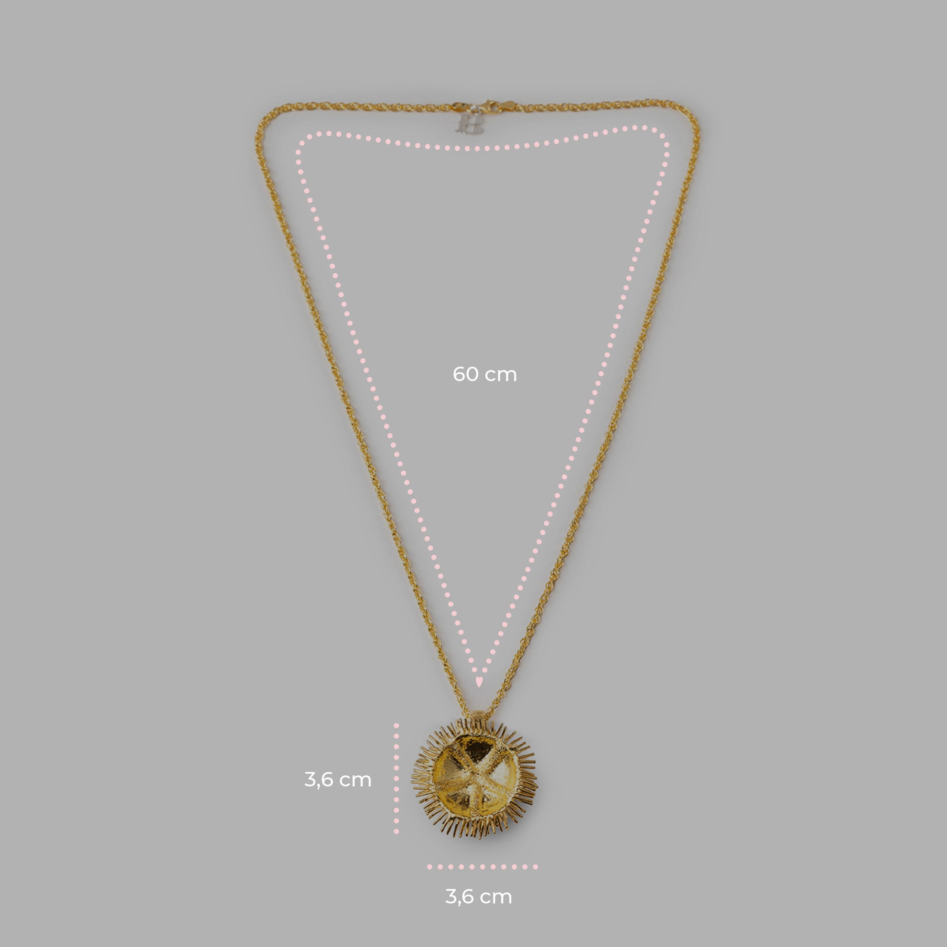 Pendente Riccio Acueli Gold