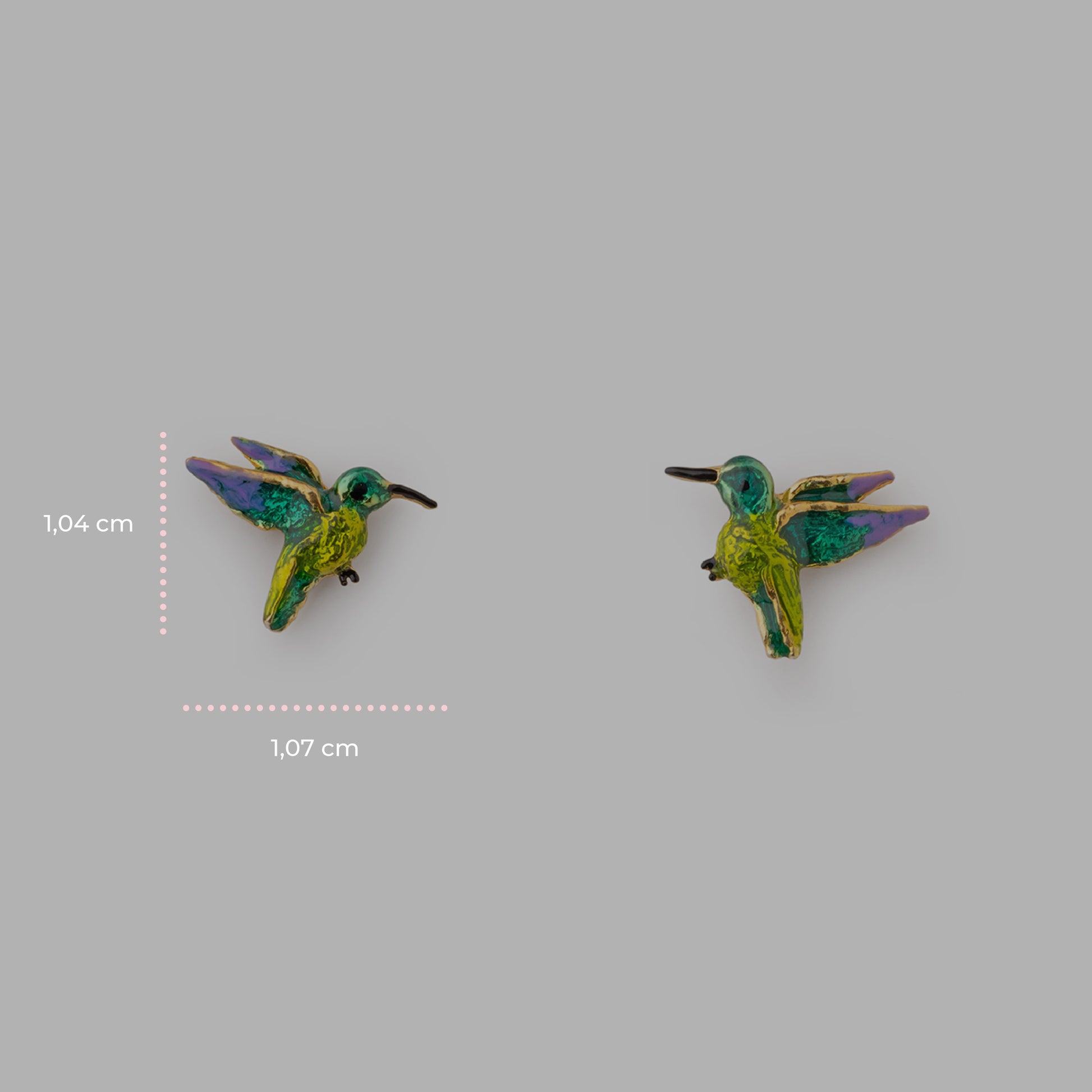 Orecchini Mini Colibrì